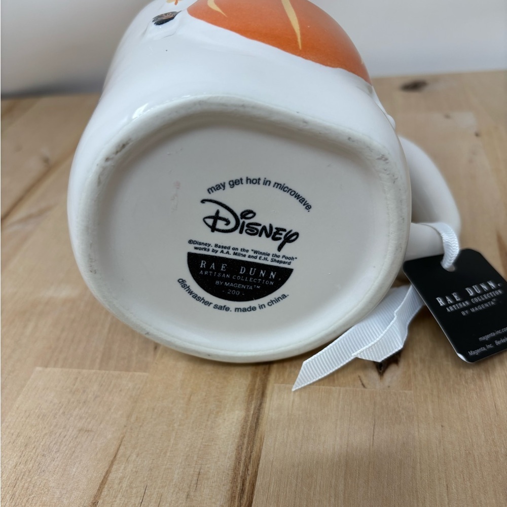Rae Dunn TRICK OR TREAT Mug Double Sided Orange Inside Halloween Disney New - Picture 4 of 4